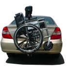 Burbank Electropedic Manual wheelchair Ultra Lite Lift on Toyota Camry
