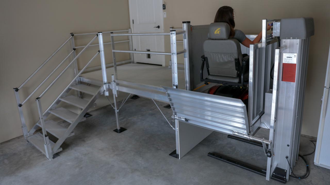 Burbank Electropedic PASSPORT Vertical Platform Lift