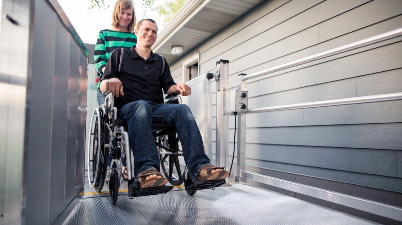 Burbank Electropedic PASSPORT VPL Vertical Wheelchair Lift
