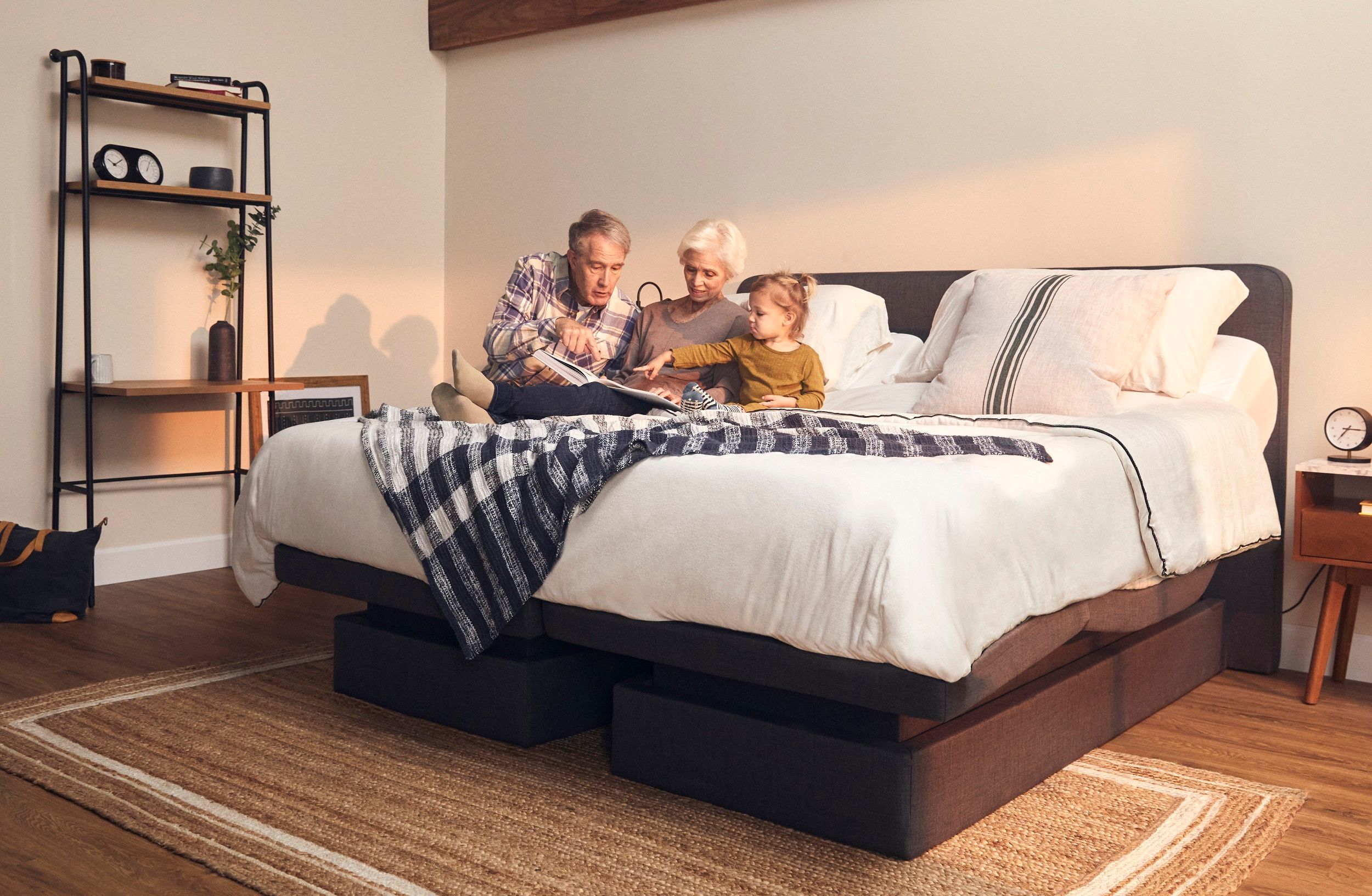 Burbank dawn house high low adjustale bed by ergomotion