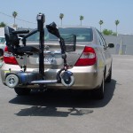Burbank Electropedic Majors Mobisist RoRo Scooter on a Ultra lite Lift.