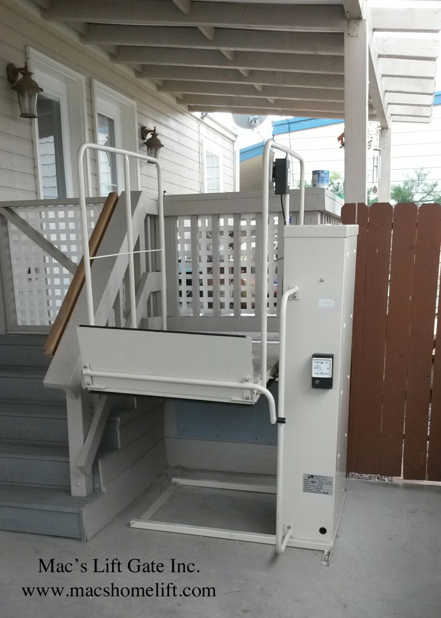 Burbank Electropedic wheelchair elevator