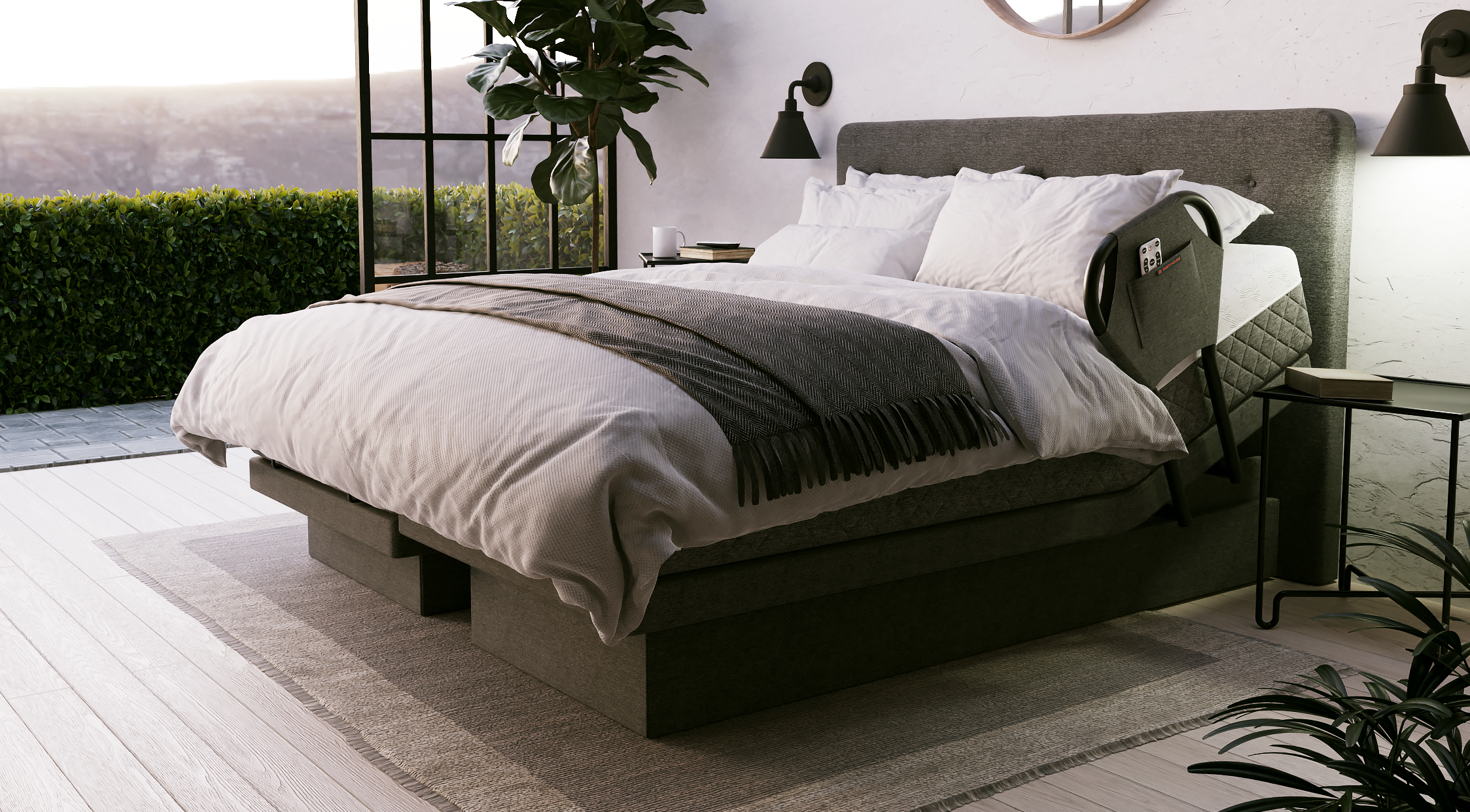 Burbank Dawn House living luxury bedding